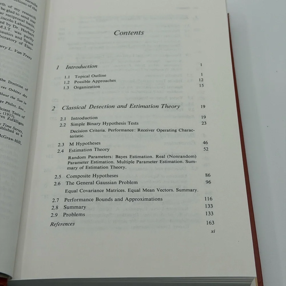 Detection Estimation and Modulation Theory Part I by Harry L. Van Trees HC 1968